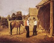 William Sidney Mount The Horse Dealers oil on canvas